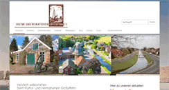 Desktop Screenshot of kulturverein-grossefehn.de